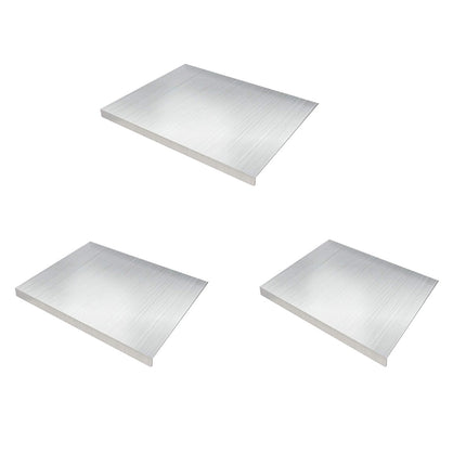 Stainless Steel Pastry Board Dough Kneading Rolling Cutting Pad Counter Hook