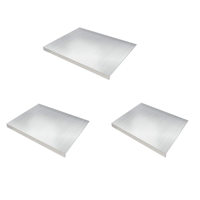 Stainless Steel Pastry Board Dough Kneading Rolling Cutting Pad Counter Hook