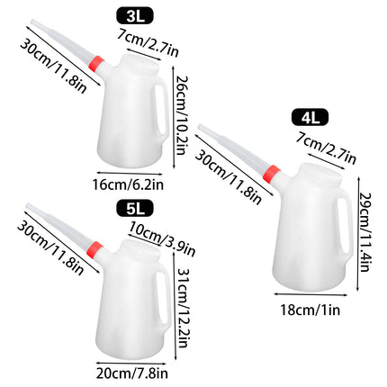 Scale Machine Oil Pot Long Spout Machine Oil Pot Plastic for Vehicle Maintenance