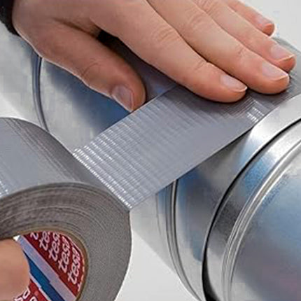 Cloth Duct Tape Grey Pipe Sealing Repair Waterproof Hand Tearable 4.8cm x 50m