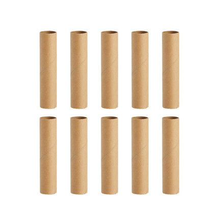 Kraft Paper Tubes 10pcs Round Poster Packaging Tubes Handmade Storage Containers