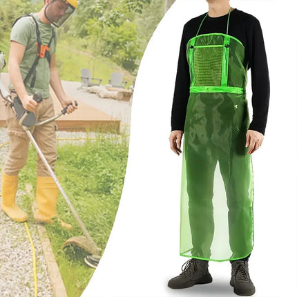 Lawn Mowing Logging Protective Apron Anti-Cut Anti-Splash Waterproof Durable