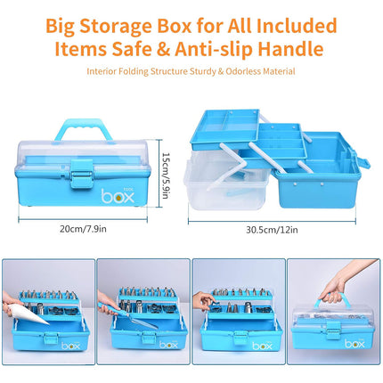 236PCS Cake Decorating Tools Supplies Kit Piping Bags And Tips Set Baking Supply