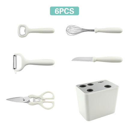 6PCS Kitchen Tool Set Stainless Steel Durable Safe for Home Kitchen Cooking