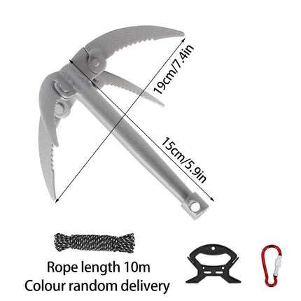 Outdoor Fishing Tackle Folding Claw Anchor Knife Fishing Hook Grass Anchor Tool