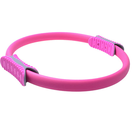 Multicolor Yoga Circle Crescent Handle Pilates Ring for Body Toning Exercise