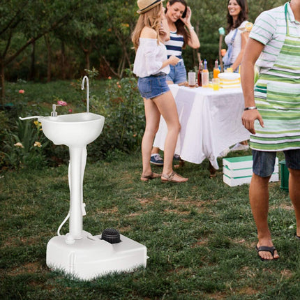Mobile Portable Outdoor Washbasing for Camping Picnics RV Trips Yard Activities
