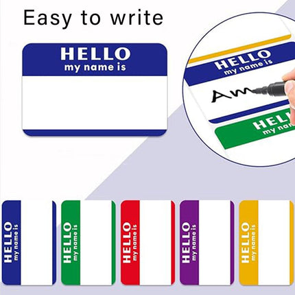 300Pcs Cartoon Name Labels Colourful Stickers for School Supplies and Personalisation