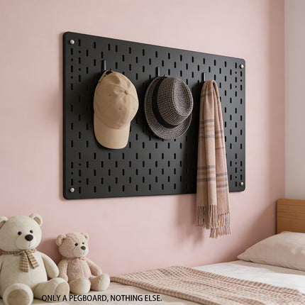 Acrylic Pegboard Shelf Wall Mounted Storage Display Rack Home Office Daily Use