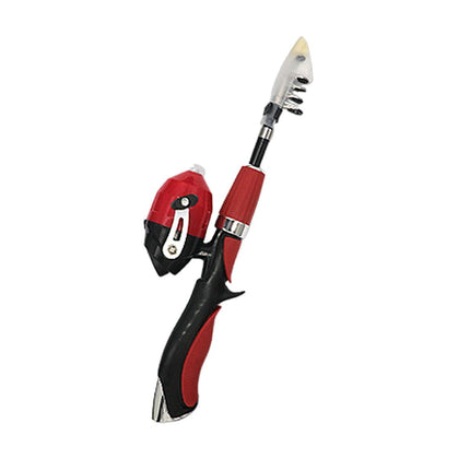 Compact Telescopic Fishing Rod Portable 1.4m Pole for Travel and Outdoors