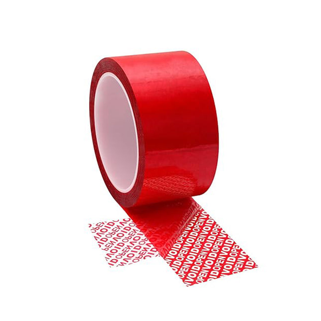 Red VOID Tamper Evident Sealing Tape for Cartons Documents and Parcels