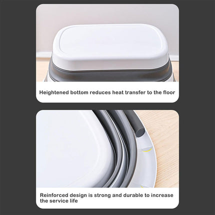 Foldable Laundry Basket Collapsible Washing Clothes Bin with Handles for Home