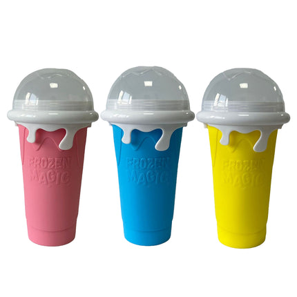 Portable Silicone Smoothie Cup 330ml Leak-Proof Reusable Outdoor Home Office Use