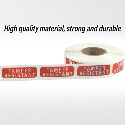5 Rolls Tamper Proof Label Laser Self Adhesive Sealing Stickers for Security