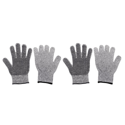 2Pairs Cut-Resistant Gloves Anti-Slip Abrasion Resistant Garden Woodworking