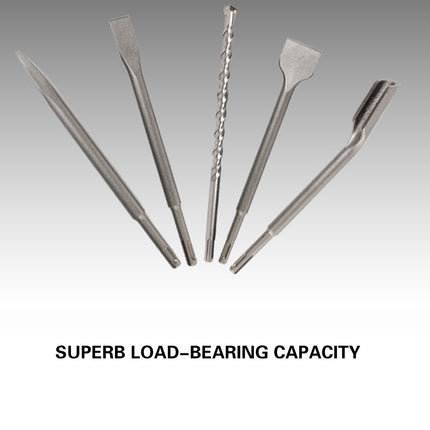 17PCS Round Shank Impact Hammer Drill Bits Durable Concrete Brick Stone Drilling