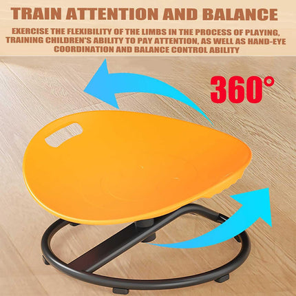Circular Rotating Sensory Disc Training Toy Kids Non Slip Balance Coordination