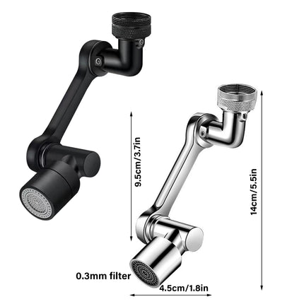 Multifunction Mechanical Arm Faucet Extender Rotatable Sink Tap Adapter Joint
