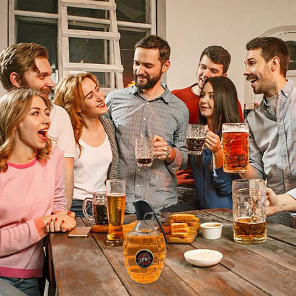 Creative Whiskey Bottle Clear 300ml Home Bar Decor Whiskey Lovers Gift Leak Proof