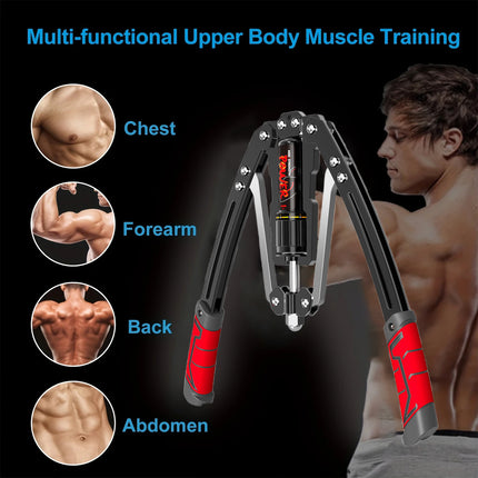 Hydraulic Arm Strengthener Mens Arm Strength Bar Home Exercise Fitness Grip