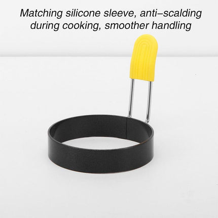Egg Ring Moulds 2pcs Round Omelette Cooking Rings Non Stick for Frying Pan Use
