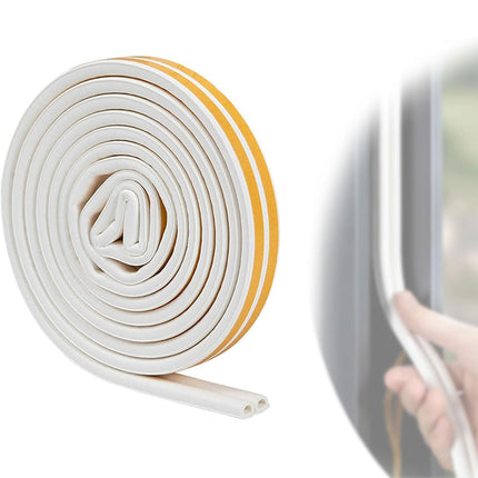Door Window Sealing Strip 5/10m Windproof Soundproof Insect Prevention Durable