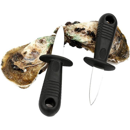 6PCS Stainless Steel Oyster Knife Non Slip Handle Scallop Shell Opener Shucking