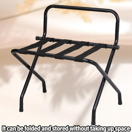Stainless Steel Foldable Luggage Rack Portable Storage Stand for Suitcase Travel