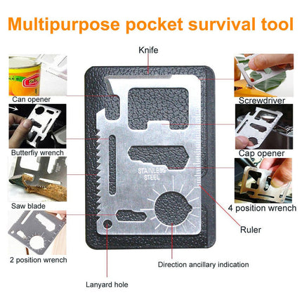 Outdoor Emergency Equipment Set Waterproof For Camping Hiking Adventure Survival