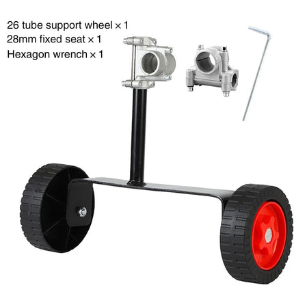 3PCS Mower Support Frame Portable Hand Bracket with Wheel Garden Tool Accessory