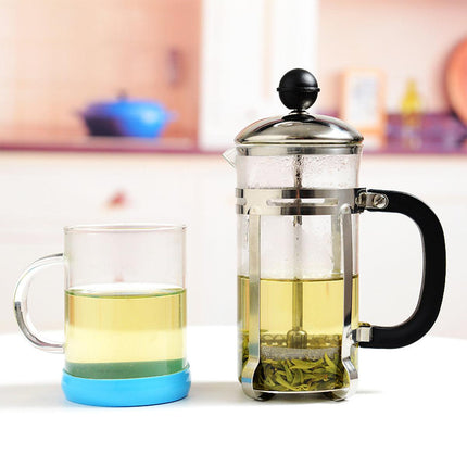 350ml 600ml Stainless Steel Glass French Press Coffee Tea Maker for Home Office