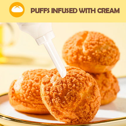 Household Cookie Press Gun Multi Purpose Flower Applicator Baking Cream Tool Set