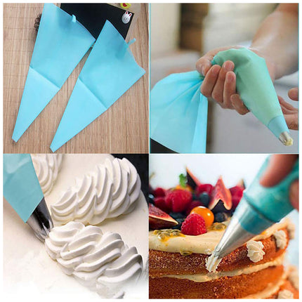 74PCS Piping Nozzle Set Baking Decorating Tools Icing Tips Kit For Cake Cupcake