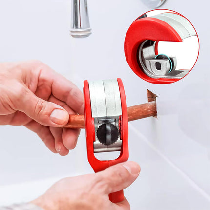 Ratchet Pipe Cutter Quick Pipe Cutting Tool for Metal Pipes Plumbing Repair