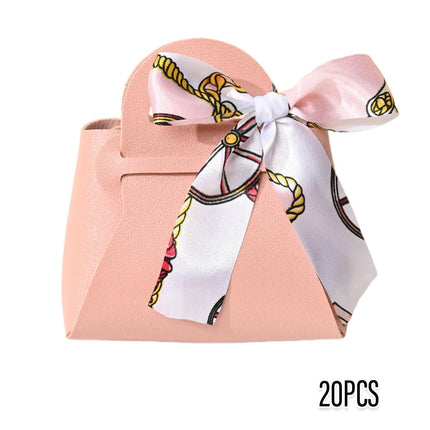 20pcs Wedding Candy Box Portable Gift Bag Party Favor Packaging Sweet Treat