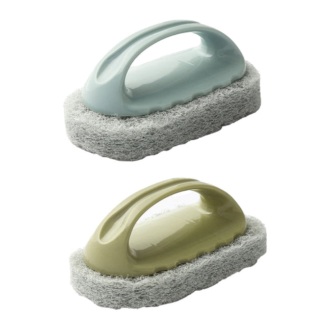 3PCS Cleaning Brushes Set Tile Kitchen Scrub Brushes Sponge Eraser For Home Use