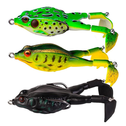 3pcs Spinning Twin Legged Soft Bait Bionic Lure for Fishing Catching Fish