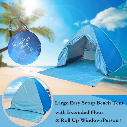 Pop Up Beach Tent Outdoor Shade Shelter Portable Camping Picnic Windproof