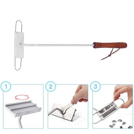 Alphabet Fire Branding Barbecue Grill Tool Custom Branding Iron for BBQ Meat