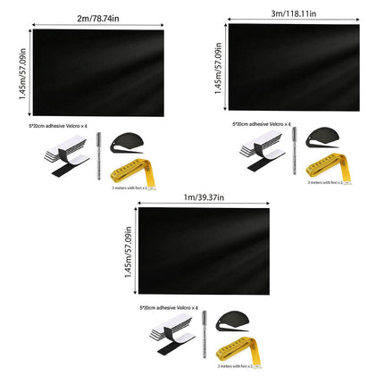 Portable Blackout Curtains for Sunscreen Window Shades Light Blocking Drapes