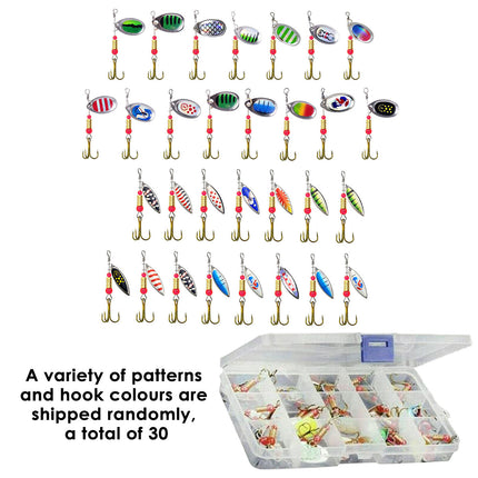 Artificial Fishing Lure Bait Set Mixed Pattern Hard Soft Baits Hook Kit Angling