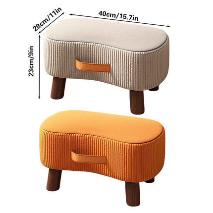 Small Stool for Home Simple Shoe Changing Low Seat Stool Wooden Household Use