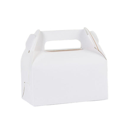 50pcs Portable Pastry Box Bakery Cake Box Takeaway Packing Boxes for Pastries
