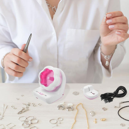 Electric Automatic Beading Machine DIY Jewelry Making Tool Efficient Threading