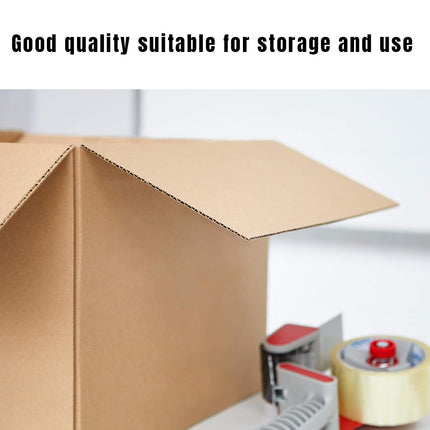 10pcs Thick Carton Box 60x50x50cm Heavy Duty Packing Box for Shipping Storage