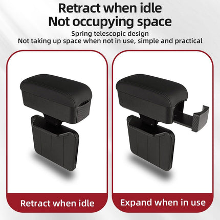 Multifunctional Armrest Storage Box Gap Organizer for Vehicle Interior Use