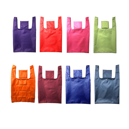 2pcs Foldable Portable Shopping Bags Reusable Eco-Friendly Washable Storage Bags