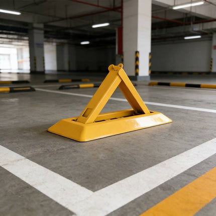 Triangle Foldable Residential Parking Space Lock Steel