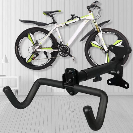 Telescopic Bike Wall Mount Double Hook Padded Frame Hanger