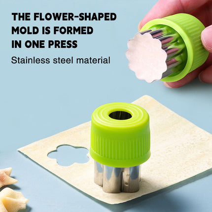 9 Pcs Stainless Steel Fruit and Vegetable Cutter Set for Mini Shapes